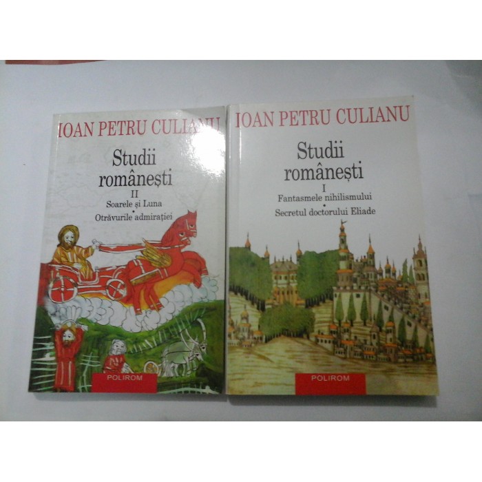 STUDII  ROMANESTI  vol. I si II - IOAN PETRU  CULIANU